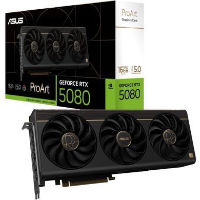 Відеокарта GF RTX 5080 16GB GDDR7 ProArt OC Asus (PROART-RTX5080-O16G) [614108]