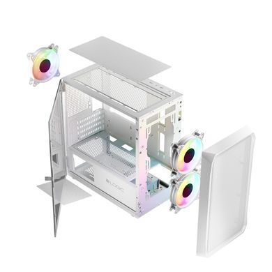 Корпус LogicConcept Portos ARGB Mini White без БЖ (AM-PORTOS-20-0000000-0002) [618922]