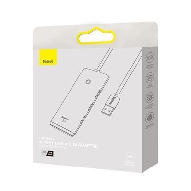 Концентратор Baseus USB 3.0 4xUSB 2.0m black (WKQX030201) [803577]