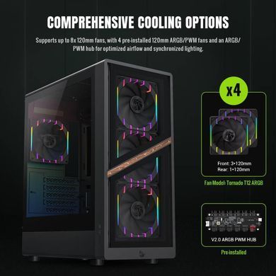 Корпус для комп'ютера ATX W/O PSU GAMEMAX (AERIS 330 GB) [503700]