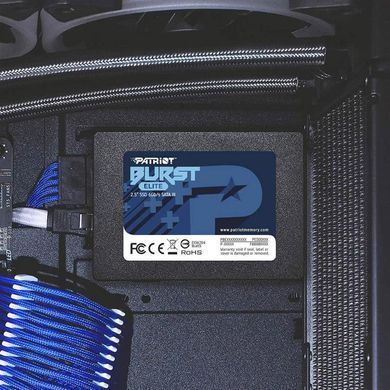 Накопичувач SSD 240GB Patriot Burst Elite 2.5" SATAIII TLC (PBE240GS25SSDR) [607886]