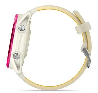 Смарт-годинник Garmin Forerunner 570 42mm Raspberry with Mango/Translucent Bone with Silver Buckle (010-02970-42) [613059]
