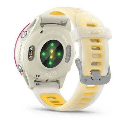 Смарт-годинник Garmin Forerunner 570 42mm Raspberry with Mango/Translucent Bone with Silver Buckle (010-02970-42) [613059]