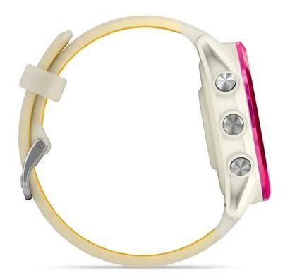Смарт-годинник Garmin Forerunner 570 42mm Raspberry with Mango/Translucent Bone with Silver Buckle (010-02970-42) [613059]