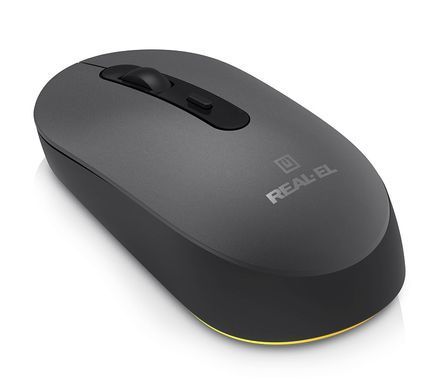 Миша бездротова REAL-EL RM-470W Dark Gray (EL123200049) [606729]