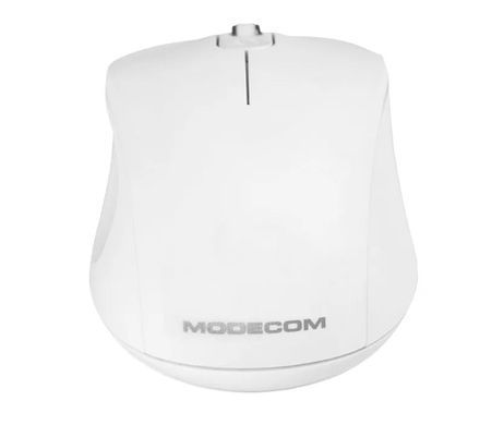 Мишка Modecom MC-M10, 3 кн., 1000dpi, біла (M-MC-0M10-200) [401146]