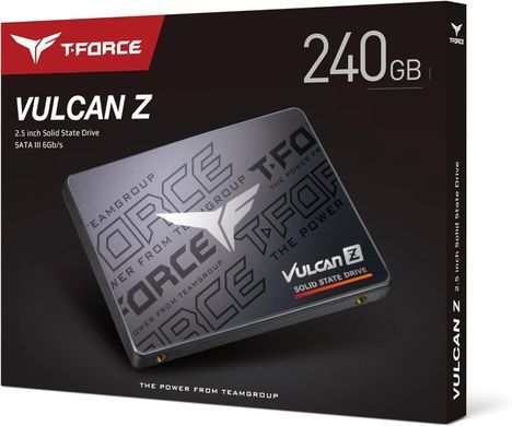 Накопичувач SSD 240GB Team Vulcan Z 2.5" SATAIII 3D TLC (T253TZ240G0C101) [613845]
