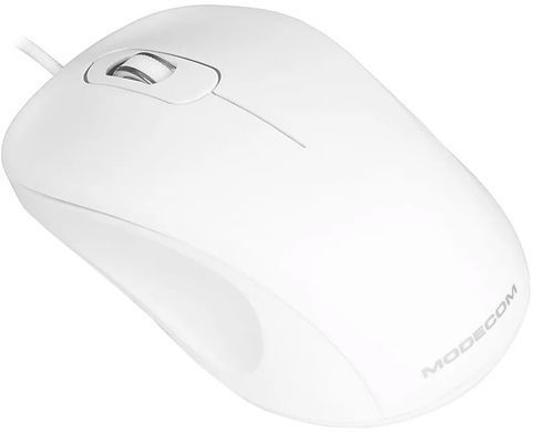 Мишка Modecom MC-M10, 3 кн., 1000dpi, біла (M-MC-0M10-200) [401146]