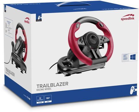 Кермо Speed Link Trailblazer Racing Wheel Black/Red USB (SL-450500-BK) [611107]