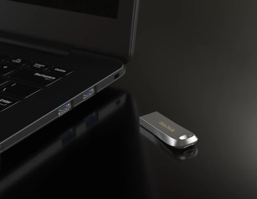 Накопичувач SanDisk 256GB USB 3.1 Type-A Ultra Luxe Срібний (SDCZ74-256G-G46) [109027]
