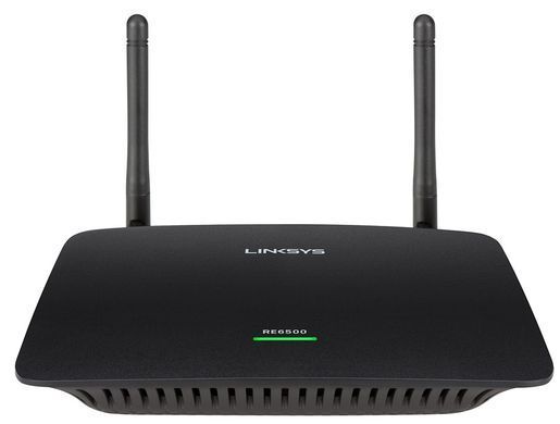 Розширювач покриття WiFi Linksys RE6500 AC1200, 4xGE LAN, 1xAudioJack 3.5mm (RE6500-EJ) [14367]