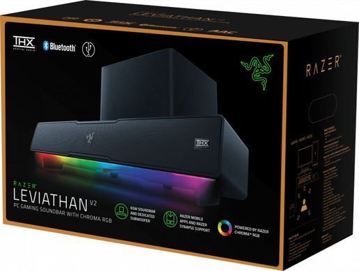 Акустична система Razer Leviathan V2 7.1 USB-A/BT RGB, чорний (RZ05-03920100-R3G1) [113998]