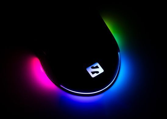 Мишка Sandberg FlexCover 6D Gamer Mouse RGB, ігрова, 12800 dpi., 6кн.Huano чорна (640-28) [401312]