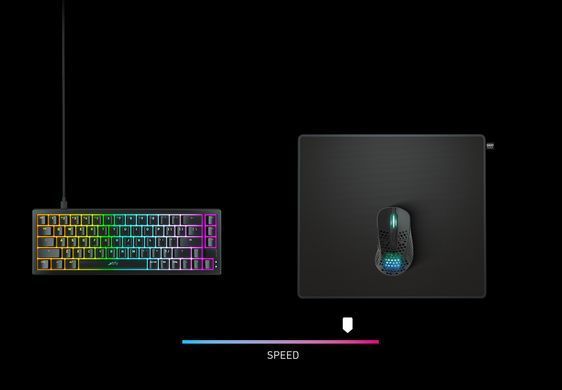 Ігрова поверхня Cherry Xtrfy GP5, M (320 x 270 x 3мм), чорний (CX-GP5-M-BLACK) [104254]