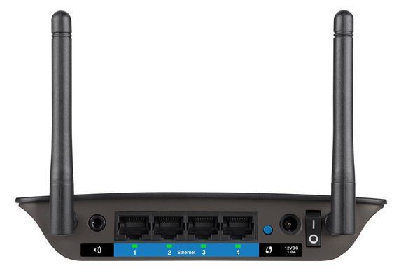 Розширювач покриття WiFi Linksys RE6500 AC1200, 4xGE LAN, 1xAudioJack 3.5mm (RE6500-EJ) [14367]