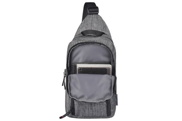 Рюкзак-слінг, Wenger Console Cross Body Bag, сірий (605029) [103198]