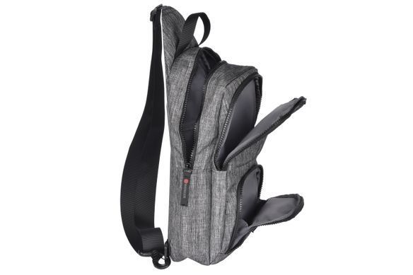 Рюкзак-слінг, Wenger Console Cross Body Bag, сірий (605029) [103198]