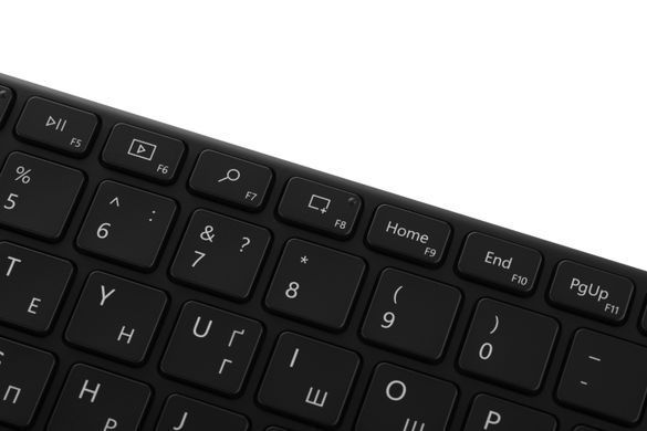Клавіатура ножнична Microsoft Designer Compact 79key, BT, EN/UK/RU, чорний (21Y-00011) [103549]