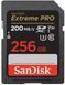 Карта пам'яті SanDisk SD 256GB C10 UHS-I U3 R200/W140MB/s Extreme Pro V30 (SDSDXXD-256G-GN4IN) [110560], фото 1
