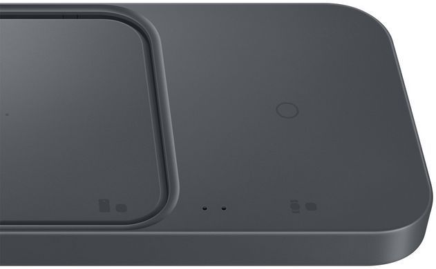 Зарядний пристрій бездротовий Samsung Duo 15Вт, сірий темний (EP-P5400BBEGEU) [108401]