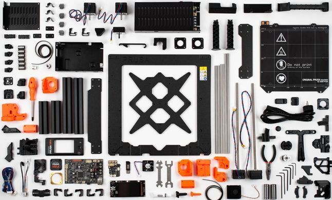 Принтер 3D Prusa MK4S KIT (FDM 1.75mm 250x210x220mm USB Wi-Fi NFC чорний) DIY kit (PR-14267) [404738]