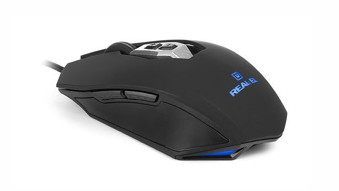 Миша REAL-EL RM-525 Black (EL123200029) [606487]
