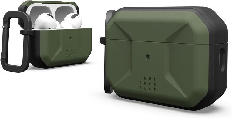 Чохол UAG для AirPods Pro (Gen 2, 2022), Civilian, Olive Drab (104124117272) [110510]