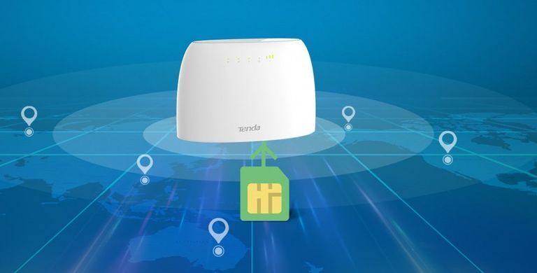 Маршрутизатор TENDA N300, 4G/LTE, 1xFE LAN, 1xFE LAN/WAN, Cлот для SIM-карти (4G03) [104427]