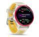 Смарт-годинник Garmin Forerunner 570 42mm Raspberry with Mango/Translucent Bone with Silver Buckle (010-02970-42) [613059], фото 2