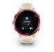 Смарт-годинник Garmin Forerunner 570 42mm Raspberry with Mango/Translucent Bone with Silver Buckle (010-02970-42) [613059], фото 3