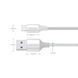 Кабель USB 2.0 AM-Lightning M, 2 м, 2.4A, Срібний, US199 UGREEN (60163) [402388], фото 1