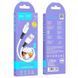 Кабель HOCO X82 USB to iP 2.4A, 1m, silicone, silicone connectors, White (6931474768544) [805370], фото 2