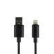 Кабель Hoco X88 Gratified USB - Lightning (M/M), 1 м, Black (6931474783301) [604437], фото 1