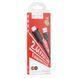 Кабель Hoco X88 Gratified USB - Lightning (M/M), 1 м, Black (6931474783301) [604437], фото 2