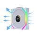 Вентилятор Lian Li Uni Fan SL Wireless LCD 120-3 Reverse White (G99.12RSLLCD1W3W.00) [618253], фото 8