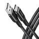 Кабель USB-C TO USB2.0 1M BLACK AXAGON (BUCM-AM10AB) [503610], фото 1