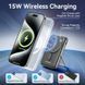 УМБ Vention Magnetic Wireless 10000mAh 20W PD USB-C In/Out, QI-15W Black (FHNB0) [404537], фото 7
