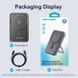 УМБ Vention Magnetic Wireless 10000mAh 20W PD USB-C In/Out, QI-15W Black (FHNB0) [404537], фото 2