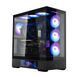 Корпус Zalman P40 DS без БЖ, 2xUSB3.0, 1x Type C, 3x120мм ARGB Reverse, 1x120мм ARGB, VGA 420мм, LCS ready, TG Side/Front Panel, Display, ATX, чорний (P40DSBLACK) [111336], фото 8