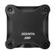 Портативний SSD ADATA SD620 1TB USB 3.2 520/460Mb/s Black (SD620-1TCBK) [803186], фото 1