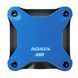 Портативний SSD ADATA SD620 1TB USB 3.2 520/460Mb/s Blue (SD620-1TCBL) [803661], фото 1