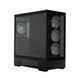 Корпус Zalman P40 DS без БЖ, 2xUSB3.0, 1x Type C, 3x120мм ARGB Reverse, 1x120мм ARGB, VGA 420мм, LCS ready, TG Side/Front Panel, Display, ATX, чорний (P40DSBLACK) [111336], фото 7