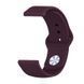 Силіконовий ремінець BeCover для Xiaomi Amazfit Bip/Bip Lite/Bip S Lite/GTR 42mm/GTS/TicWatch S2/TicWatch E Purple-Wine (706198) [604730], фото 2