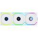 Вентилятор Lian Li Uni Fan SL Wireless LCD 120-3 Reverse White (G99.12RSLLCD1W3W.00) [618253], фото 1
