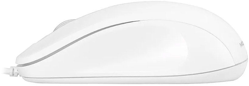 Мишка Modecom MC-M10, 3 кн., 1000dpi, біла (M-MC-0M10-200) [401146]