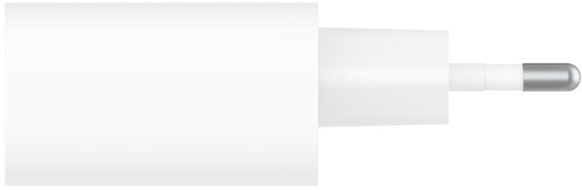 Зарядний пристрій мережевий Belkin 25Вт USB-С PD PPS, білий (WCA004VFWH) [18362]