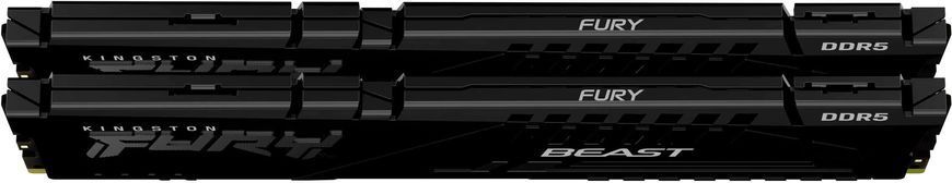 Пам'ять ПК Kingston DDR5 64GB KIT (32GBx2) 6000 FURY Beast EXPO (KF560C36BBEK2-64) [103897]