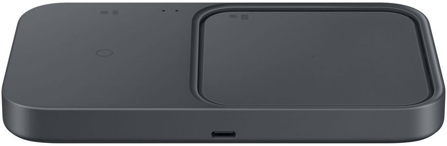 Зарядний пристрій бездротовий Samsung Duo 15Вт, сірий темний (EP-P5400BBEGEU) [108401]
