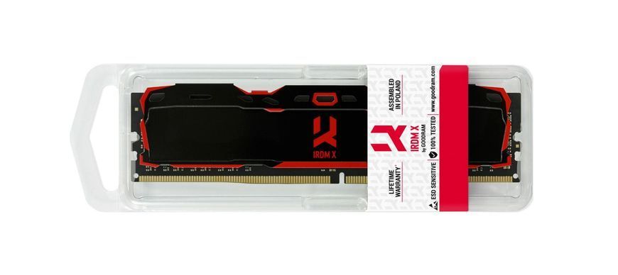 Модуль пам`ятi DDR4 16GB/3200 Goodram Iridium X Black (IR-X3200D464L16A/16G) [606159]