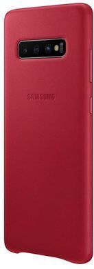 Чохол-накладка Samsung Leather Cover для Samsung Galaxy S10+ SM-G975 Red (EF-VG975LREGRU) [600896]
